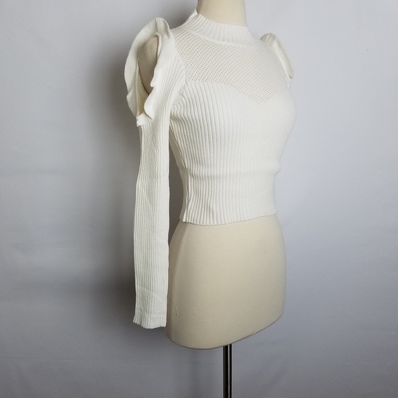 5/$30 Long Sleeve Knit Top W/Ruffle Detail - Picture 7 of 11